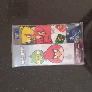 New Angry Birds Underwear Briefs Size 8, 4 Pairs